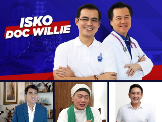 Isko Moreno and Doc Willing Ong Senate Slate